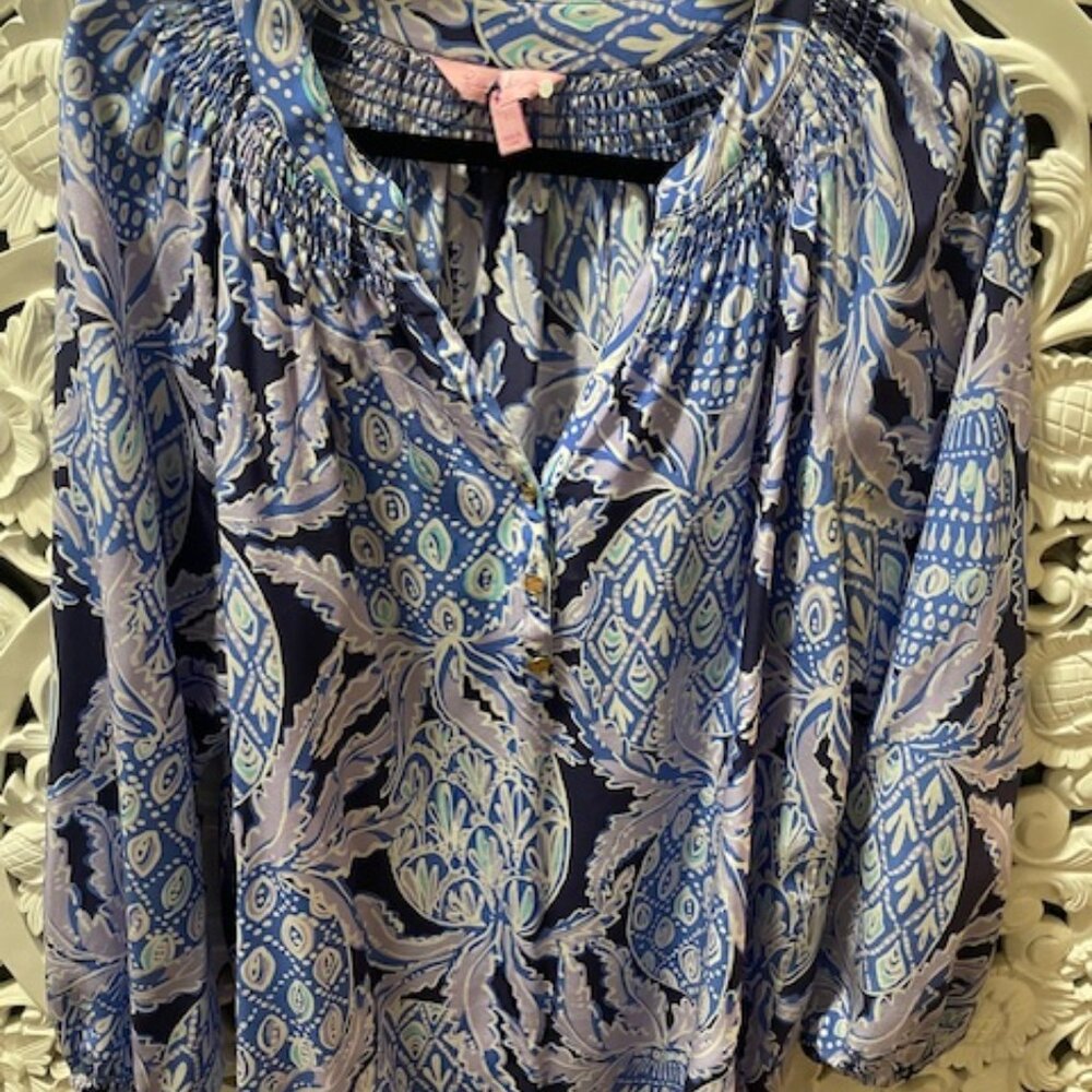 Lilly Pulitzer Elsa Silk Top